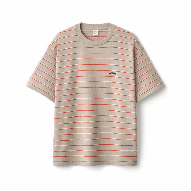 Men's Uneven Jersey Embroidery Short Sleeve T-shirt
