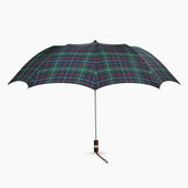 Colquhoun Tartan Telescopic Umbrella With Maple Handle