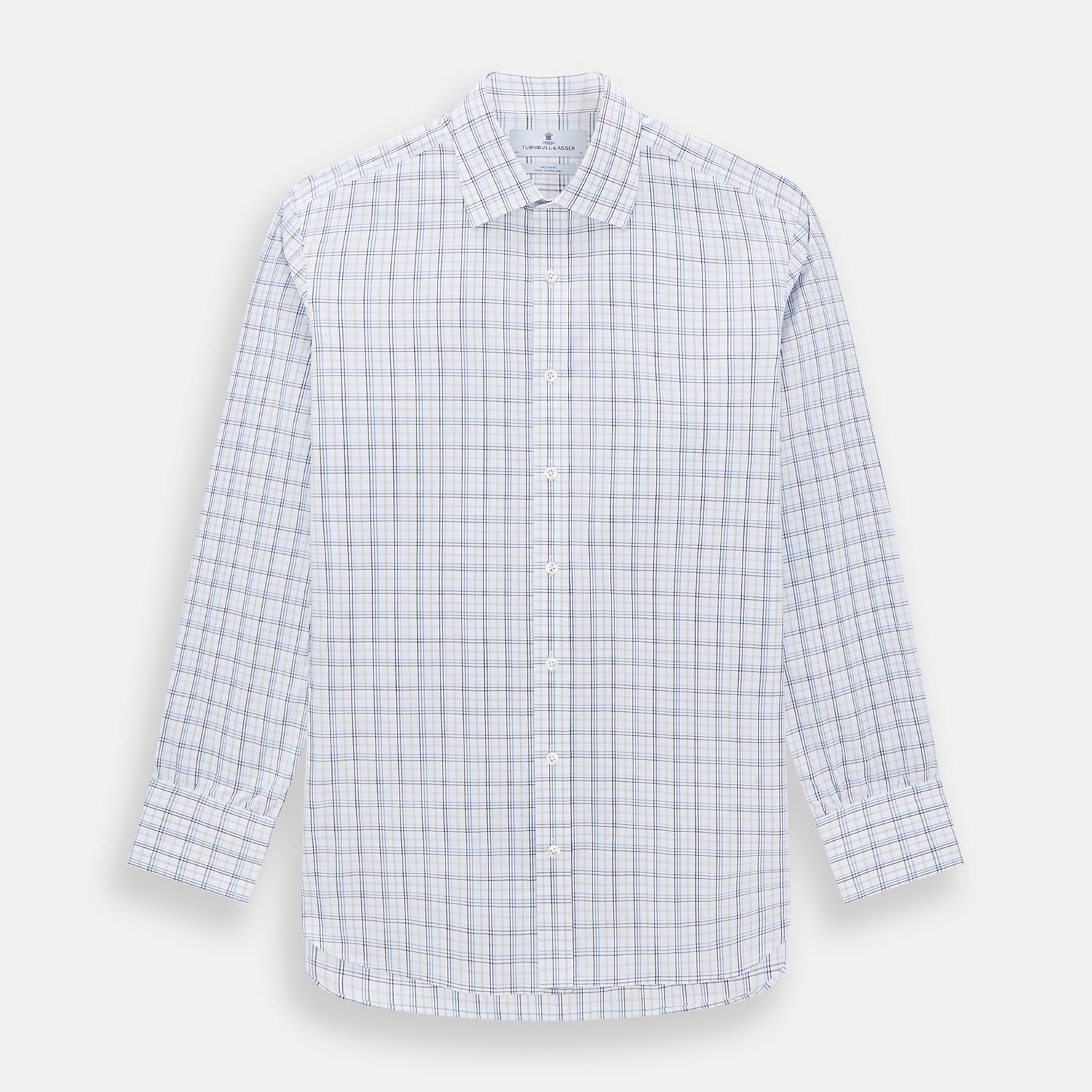 Purple and Blue Multi Check Mayfair Shirt