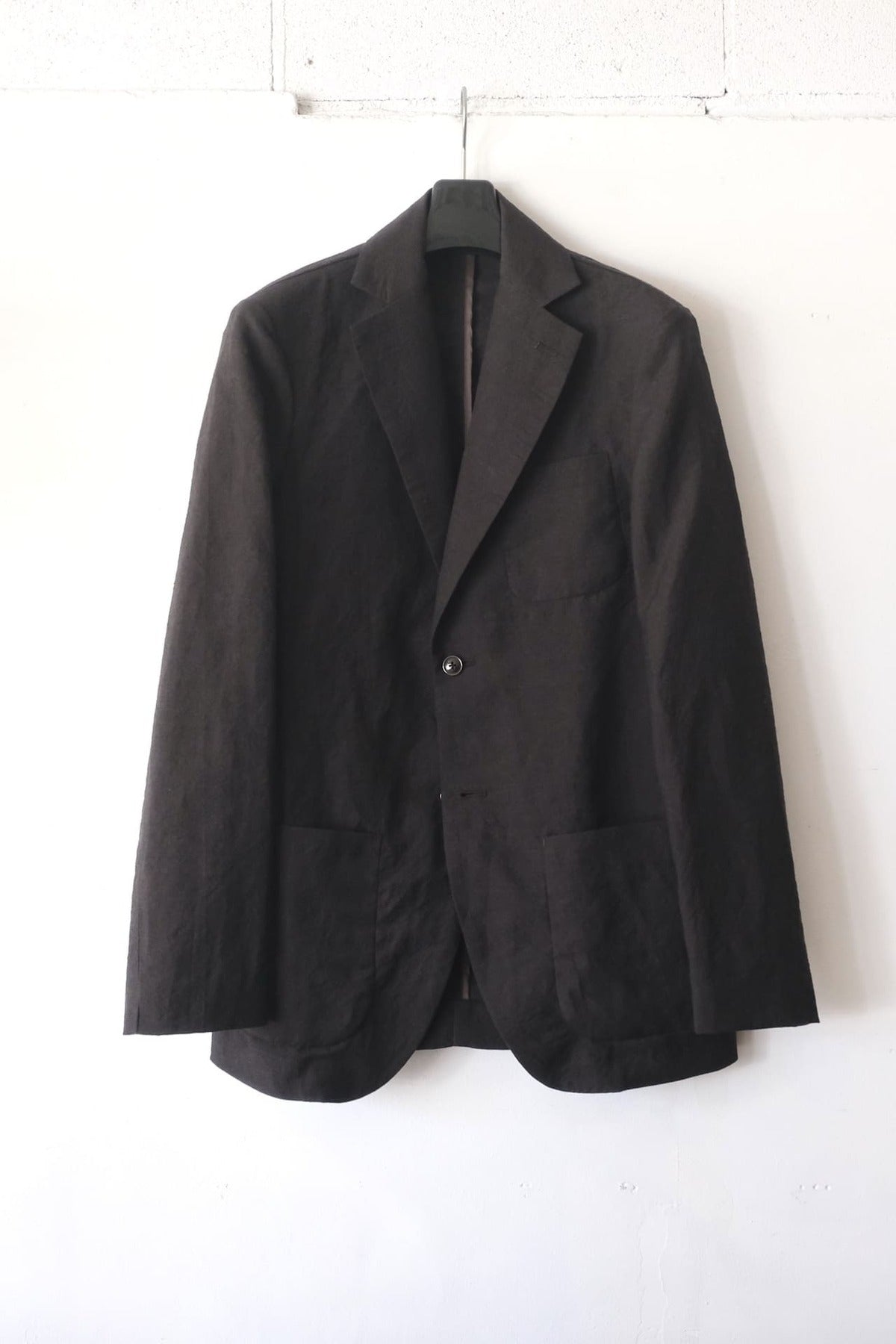 Fujito N O Un Jacket Dark Brown Dark Navy Directors Web Shop Powered By Base
