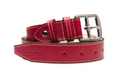 Ceinture Etriviere Lisse Rouge