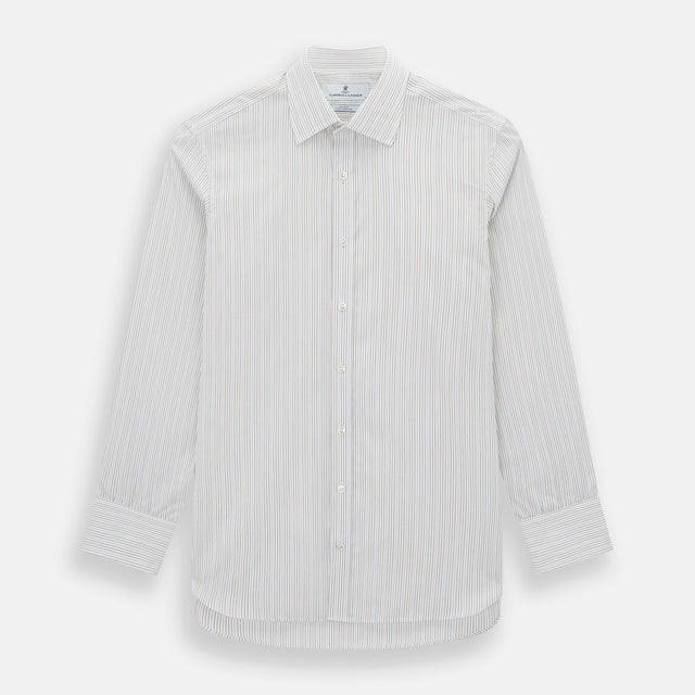 Red and Blue Double Pinstripe Mayfair Shirt
