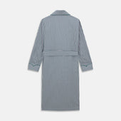 Green And Blue Stripe Cotton Arnold Gown