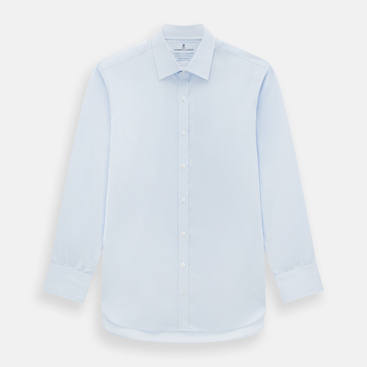 PALE BLUE COTTON REGULAR FIT MAYFAIR SHIRT