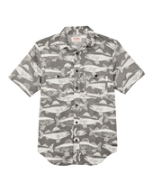 Twin Lakes Short Sleeve Sport Shirt - Beluga / Print