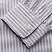 Red And Blue Multi Stripe Cotton Sussex Nightshirt
