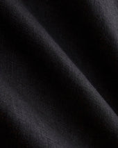 The Linen Utility Shirt | Black