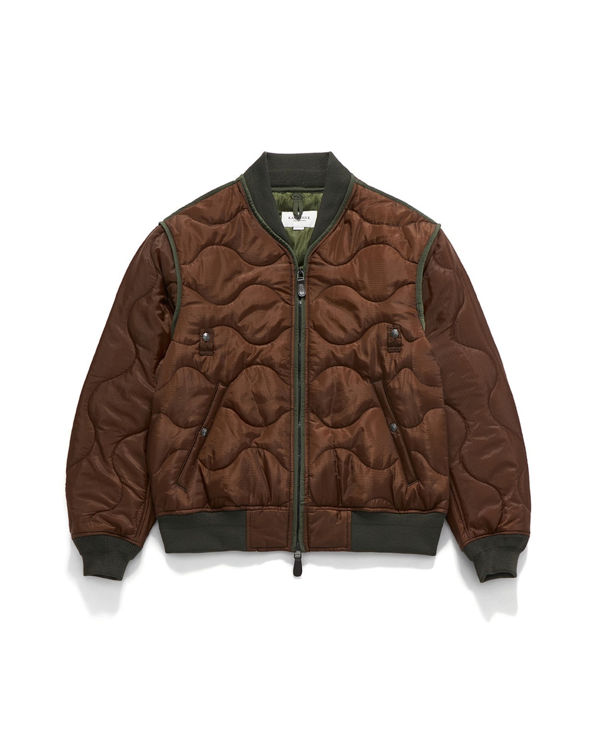 QUILTED LINER MA-1 JUMPER / BROWN