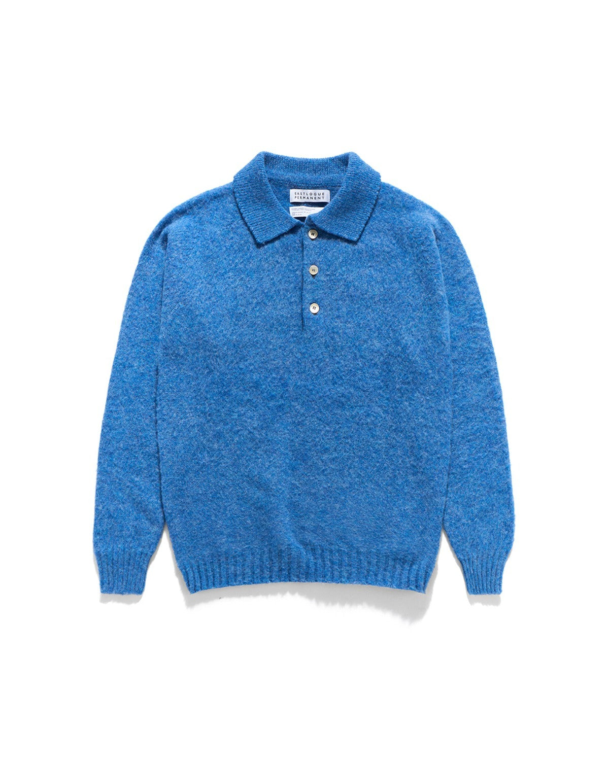 SHAGGY DOG POLO NECK SWEATER / ROYAL BLUE