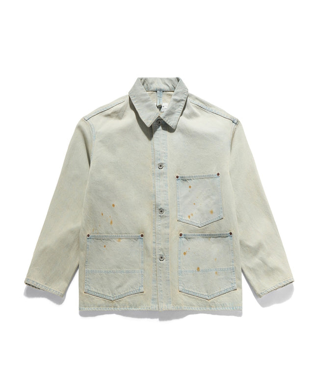 RAILMAN WORK JACKET / BLEACHED INDIGO