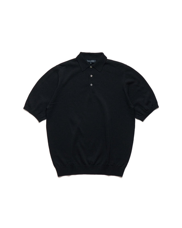 HALF SLEEVES KNIT / BLACK