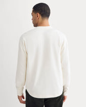 Thermal Henley in Cozy Waffle | Bone