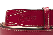 Ceinture Etriviere Lisse Rouge