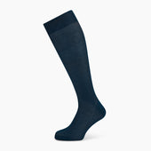 Petrol Micro Knit Long Socks