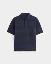 Vintage Rugby Polo | Navy / Black