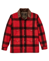 Spokane Insulated Cruiser Jacket - Red / Black Windowpane