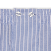 Cale On Ciel Et Blanc Rayures Bengale Coton Oxford