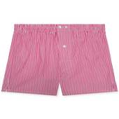 Cale On Rouge Et Blanc Rayures Bengale Coton