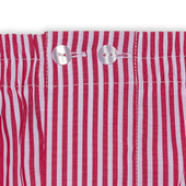 Cale On Rouge Et Blanc Rayures Bengale Coton
