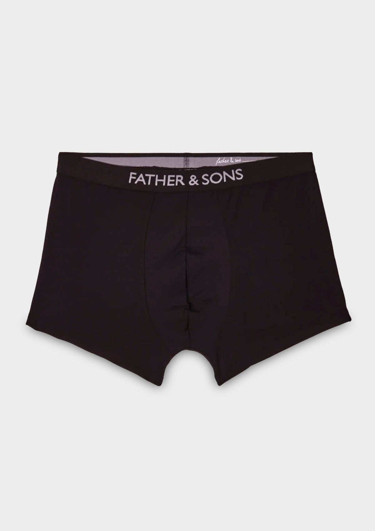 Boxer En Microfibre Uni Noir