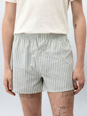 Cale On En Coton Kaki Rayures