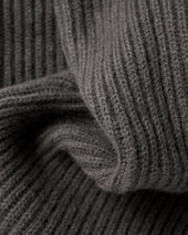 Grey Camel Hair Shawl Collar Cardigan