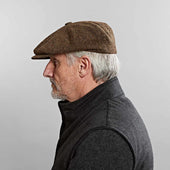 Pick Pick Donegal Tweed Wool Gatsby Cap