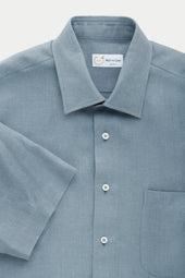 Ciro Linen Shirt Steel Blue