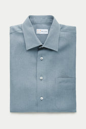 Ciro Linen Shirt Steel Blue