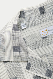 Bowling Linen Shirt Cube Prints