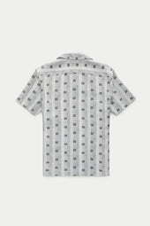 Bowling Linen Shirt Cube Prints