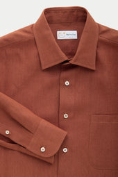 After-Dinner Hemp Shirt Rust
