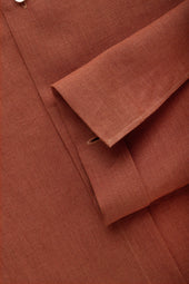 After-Dinner Hemp Shirt Rust