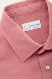 After-Dinner Linen Shirt Cassis