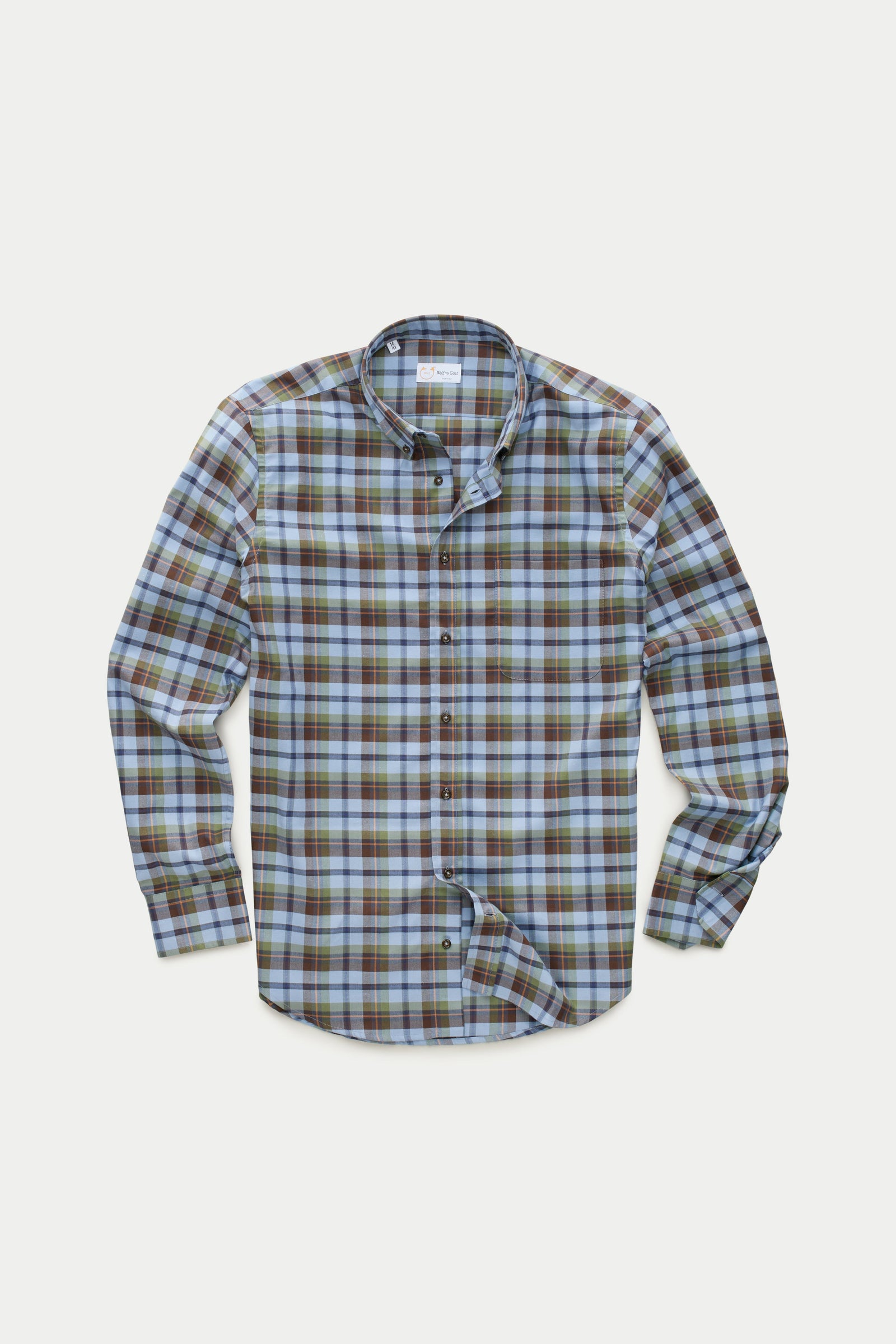 Regular Long Sleeve Button Down Cotton Shirt Junior