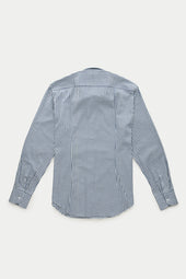 Long Sleeve Slim Before-Dinner Button Down Cotton Shirt Flannel Plaid