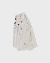 Big Shirt Velcro Grey White Stripe