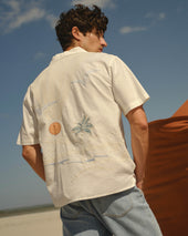 Didcot Summer Applique Short Sleeve Shirt