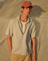 Didcot Double Weave Seersucker Short Sleeve Shirt