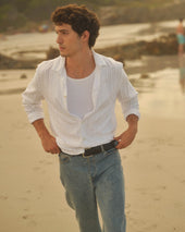 Dartford Dobby Stripe Organic Cotton Shirt