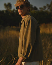 Eldon Crinkle Cotton Linen Jacket