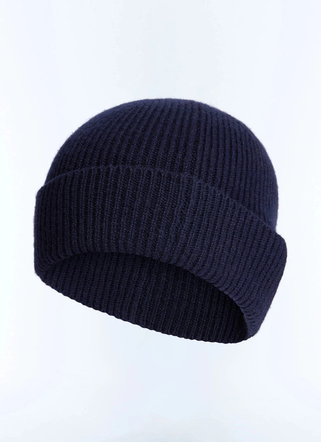 Wool and cashmere beanie