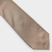 Houndstooth Silk Tie