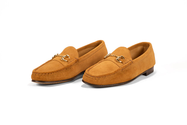 Millbank Bit Loafer Suede (Gold Bit)