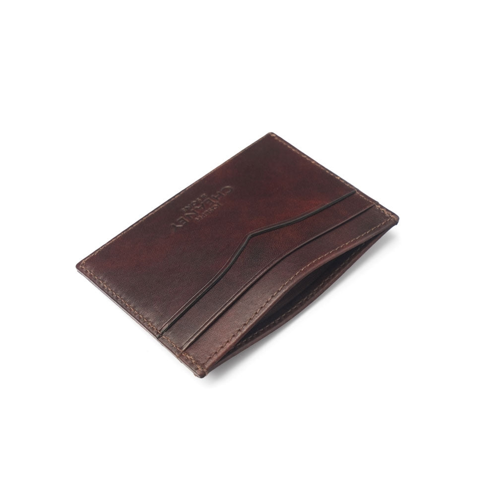 Card Holder In Museum Calf Leather