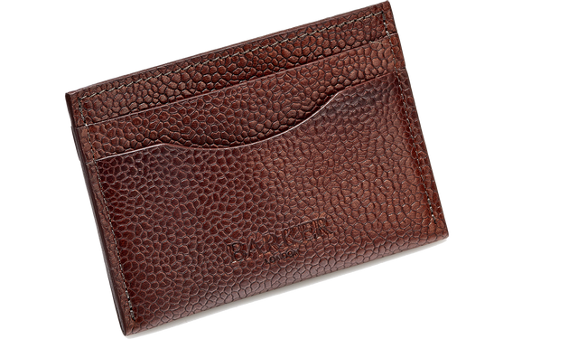 Card Holder Curved - Cherry Grain