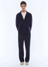 Wool And Cotton Tailored Cardigan