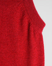 Cardinal V Neck Cashmere Slipover