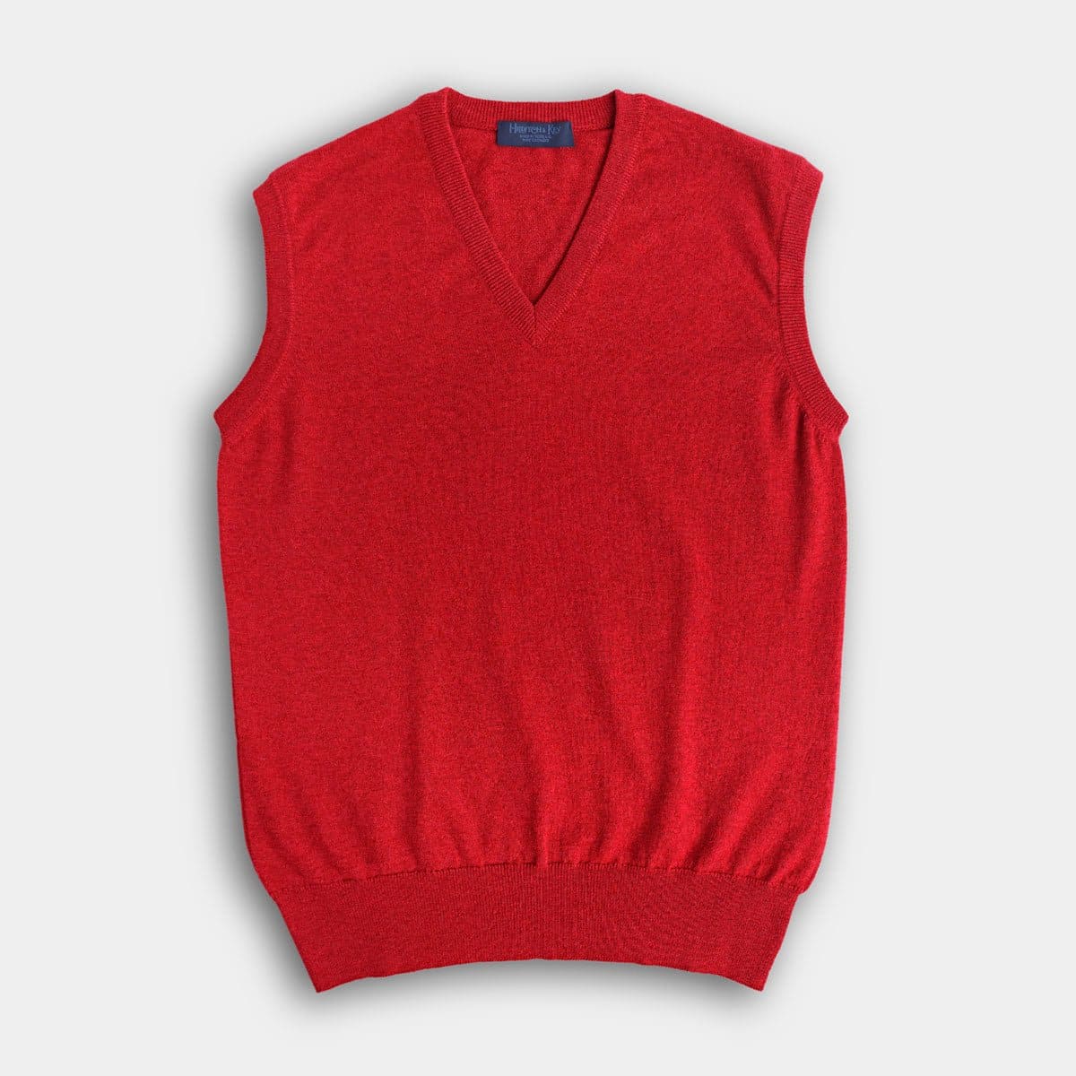 Cardinal V Neck Cashmere Slipover