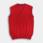 Cardinal V-Neck Cashmere Slipover